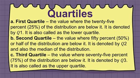 quartile percentile decile|3.3.1: Measures of Location.